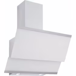 Hotte murale SILVERLINE 60 cm, verre trempé, aspiration interne recyclage, 628 m3/h, 64 dB(A), contrôle tactile, LED, conduit ...