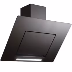 Hotte Murale - Dimension : 90 cm - Aspiration : Interne et par recyclage  - Finition : Verre trempé - Débit max : 840 m³/h -  ...