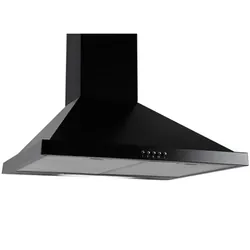 Hotte Pyramidale SEG GUSTO-90BL 90 cm Noir