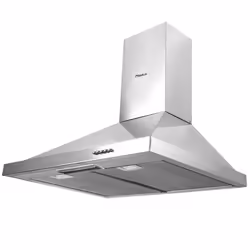 Hotte Pyramide BIOLUX - Largeur: 60 cm - Nombre de vitesse: 3 vitesses - Filtre en aluminium - Éclairage LED - Dimensions: 58 ...