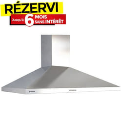 Hotte Pyramide HOOVER HCH9MXHT 90 cm - Inox