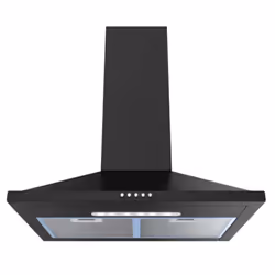 Hotte Pyramide  JOKER - Largeur: 60 cm - Puissance moteur: 130-275w - Eclairage : Halogène: 2 x 50W - Sortie moteur: 120/150m ...