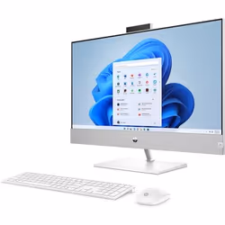 HP 27-ca2025nk Intel® Core™ i5 i5-13400T 68,6 cm (27") 1920 x 1080 pixels Écran tactile PC All-in-One 8 Go DDR4-SDRAM 512 Go SSD NVIDIA GeForce RTX 3050 Windows 11 Home Wi-Fi 5 (802.11ac) Blanc - Vue supplémentaire 2