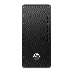 HP 300 G6 Micro Tower Intel® Core™ i3 i3-10100 4 Go 1 To HDD DOS gratuit PC Noir