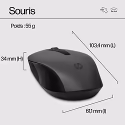 HP Ensemble combiné clavier et souris sans fil 330 - Vue supplémentaire 7