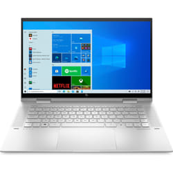 HP ENVY x360 15-es0000nk i7-1165G7 Hybride (2-en-1) 15.6" Écran tactile Full HD 16 Go 512 Go SSD NVIDIA GeForce MX450 Windows 10 Home Argent