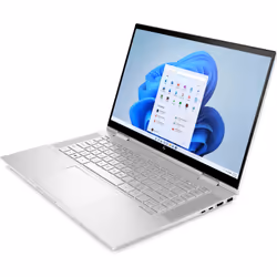 HP ENVY x360 15-ew0002nk Hybride (2-en-1) 15.6"i5-1240P 16 Go 512 Go SSD Windows 11 Home Argent