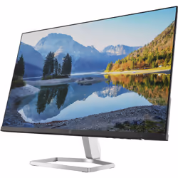 HP M24fe écran plat de PC 23.8" LCD Gris, Blanc