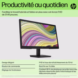 HP P22v G5 écran plat de PC 21.4" Full HD Noir - Vue supplémentaire 13