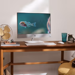 HP Pavilion 24-ca1000nk i7-12700T 23.8" Écran tactile 16 Go 1,26 To HDD+SSD NVIDIA® GeForce® GTX 1650 Windows 11 Home in S mode Blanc - Vue supplémentaire 7