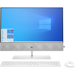 HP Pavilion 24-k1001nk 23.8" Écran tactile 8 Go 1 To HDD NVIDIA GeForce MX350 Windows 10 Home Blanc