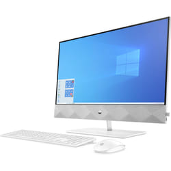 HP Pavilion 27-d1001nk 27" Écran tactile 8 Go 1 To HDD NVIDIA GeForce MX350 Windows 10 Home Blanc