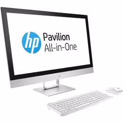 HP Pavilion 27-r000nk i7-7700T 27" 8 Go 1 To HDD AMD Radeon 530 Windows 10 Home Blanc