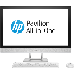 HP Pavilion 27-r000nk i7-7700T 27" 8 Go 1 To HDD AMD Radeon 530 Windows 10 Home Blanc