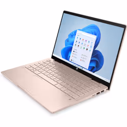 HP Pavilion x360 14-ek0001nk Hybride (2-en-1) 14"i5-1235U 8 Go 256 Go SSD Windows 11 Home Or rose
