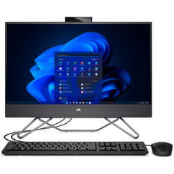 HP Pro 240 G9 Intel® Core™ i3 i3-1215U 23.8" 8 Go 256 Go SSD DOS gratuit Noir