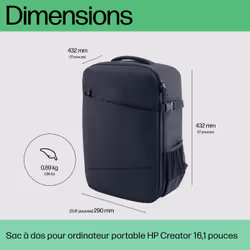 HP Sac à dos pour ordinateur portable 16,1 pouces Creator - Vue supplémentaire 9