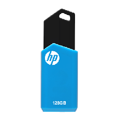 HP v150w lecteur USB flash 128 Go USB Type-A 2.0 Noir, Bleu