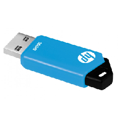 HP v150w lecteur USB flash 16 Go USB Type-A 2.0 Noir, Bleu