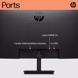 HP V22ve G5 écran plat de PC 21.5" Full HD LCD Noir - Vue supplémentaire 8