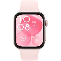 Huawei WATCH Fit 3 4,62 cm (1.82") AMOLED Numérique 408 x 480 pixels Écran tactile Rose Wifi GPS (satellite)