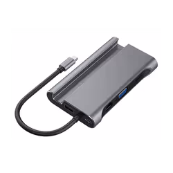 HUB Multifonction TYPE-C HAVIT HB4001 - Matériel: aluminium alloy + PVC - USB 3.1 - HDTV: HDMI 4K HD Vidéo - VGA: 1080P 30Hz  ...