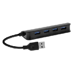 HUB TNB USB Vers 4 USB-A 3.0 - Noir