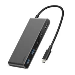 Hub USB Belkin AVC023HQSGY Avec 7 ports - Gris