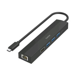 HUB USB-C Hama 6 Ports / Noir