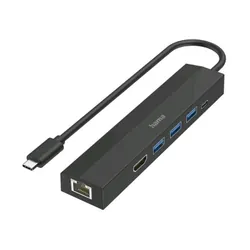 HUB USB-C Hama 6 Ports / Noir