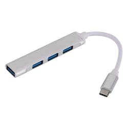 Hub USB Type C C-809 4 Ports - Blanc