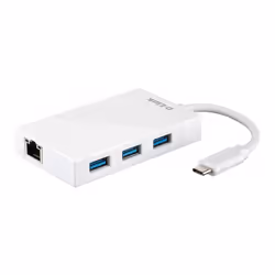 Hub USB Type C vers 3 Ports USB D-Link DUB-D410 + Port Réseau RJ45