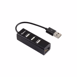 HUB USB SBOX H-204b - 4 ports - Interface: USB 2.0 compatible USB 1.1 - Taux de transfert: 480Mbps - Plug and Play - Alimenta ...