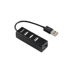 HUB USB - USB 2.0 4 PORT - NOIR (H-204B)