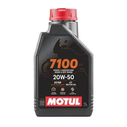 Huile moteur 20W50 7100 4T 1L MOTUL
