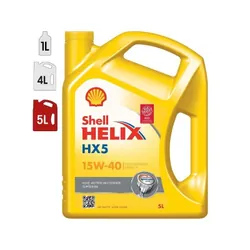 Huile Moteur SHELL Helix HX5 15W40 - 5L
