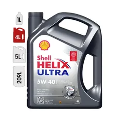 Huile Moteur SHELL Helix Ultra 5W40 - 4L