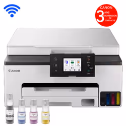 Imprimante Canon Multifonction Maxify GX1040 - Fonctions : Impression, Copie, Scan, Fax et Cloud - Technologie d'impression : ...