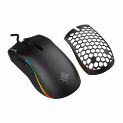 Inca IMG-GT20, Ambidextre, Optique, USB Type-A, 10000 DPI, Noir