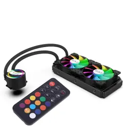 Inca ISS-02XN système de refroidissement d'ordinateur Boitier PC Kit de refroidissement du liquide 12 cm Noir