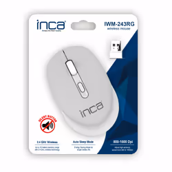 Inca IWM-243RG souris Ambidextre RF sans fil Optique 1600 DPI - Vue supplémentaire 4