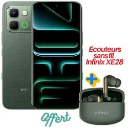 Infinix Note Edge 5G 16 Go 256 Go - Vert + Écouteurs sans fil Infinix XE28 offerts