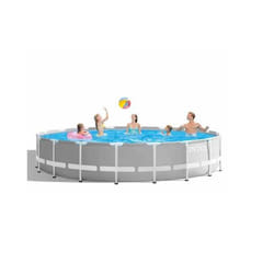 Intex 26732 piscine hors sol Rond 24311 L Gris