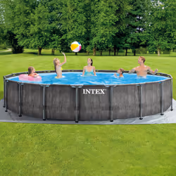 Intex 26744NP piscine hors sol Rond 24311 L Bleu, Gris - Vue supplémentaire 4