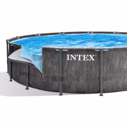 Intex 26744NP piscine hors sol Rond 24311 L Bleu, Gris - Vue supplémentaire 9