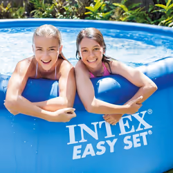 Intex 28118NP piscine hors sol Piscine gonflable Rond 3077 L Bleu