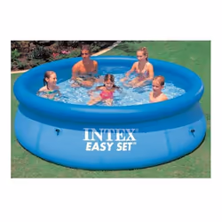 Intex 28120 piscine hors sol Piscine gonflable Rond Bleu - Vue supplémentaire 2