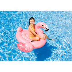 Intex 57558NP flotteur de plage et de piscine Noir, Rose, Blanc Bouée à chevaucher