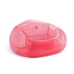 Intex 66501NP fauteuil gonflable Assise unique Rose, Transparent
