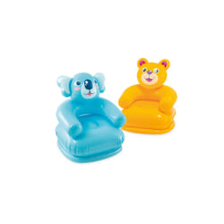 Intex Happy Animal Chair Assortment Assise unique Bleu, Jaune